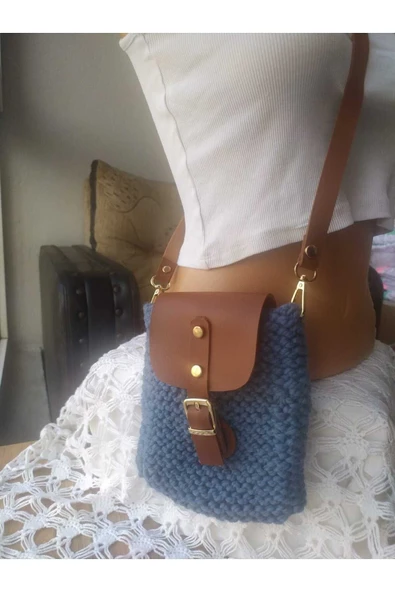 MAM Handmade Omuz Çantası Mıknatıslı Kapama - 5