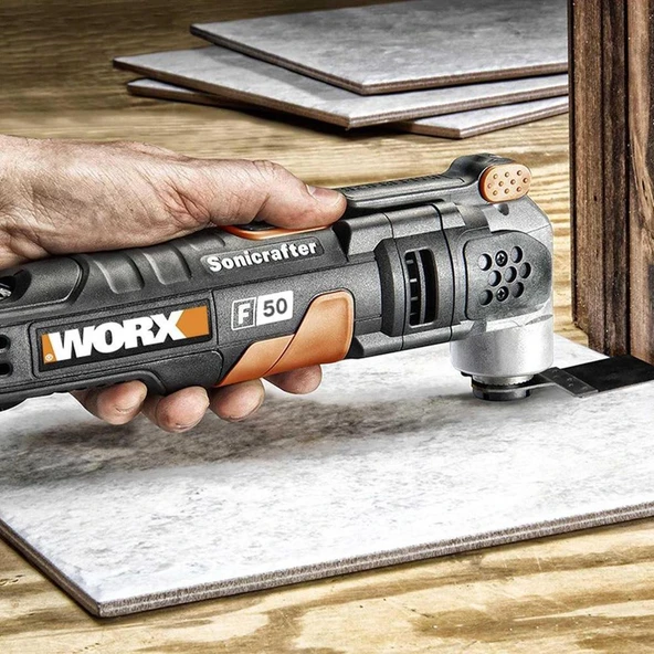 WORX WA5012 Çok Amaçlı Raspalama Makinası İçin 35x40mm Ahşap, Fiberglas, PVC Universal Kesme Bıçağı - 9