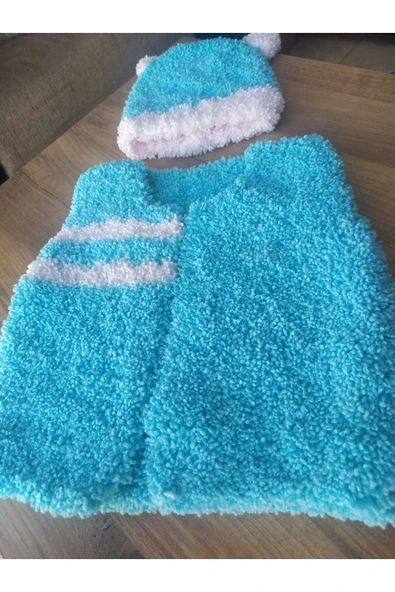 MAM Ana Kuzusu Bebek Yelek Bere Takım - 5