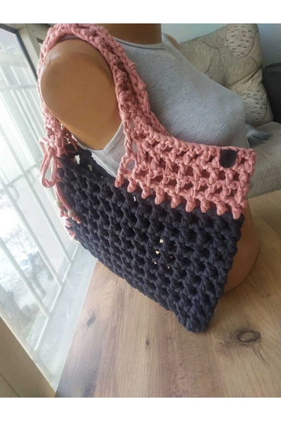 MAM Asimetrik Yazlık File Çanta Omuz - Kol Handmade