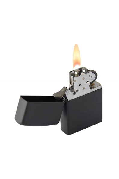 Alsepeteavm Mat Siyah Çakmak Zippo Tarzı Çakmak CKM972145369