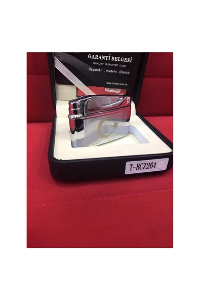 Alsepeteavm Alsepeteavm Ay Yıldızlı Gümüş Gri Model Çakmak