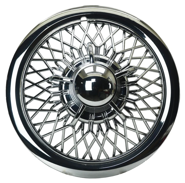 Jant Kapağı Kırılmaz Telli Ahtapot Fırfırlı 16" ABS Krom Paslanmaz 4'lü (TAKIM OLARAK) - Resim 2