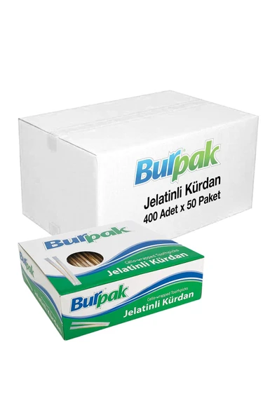 Alsepeteavm  Burpak Jelatinli Kürdan 400lü X 50 Paket (koli)