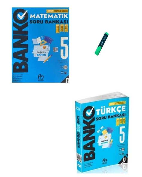 5. Sınıf Banko Serisi Matematik ve Türkçe Soru Bankası - 1