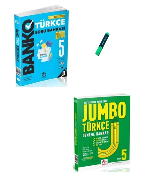 5. Sınıf Türkçe Banko Soru Bankası ve Jumbo Deneme