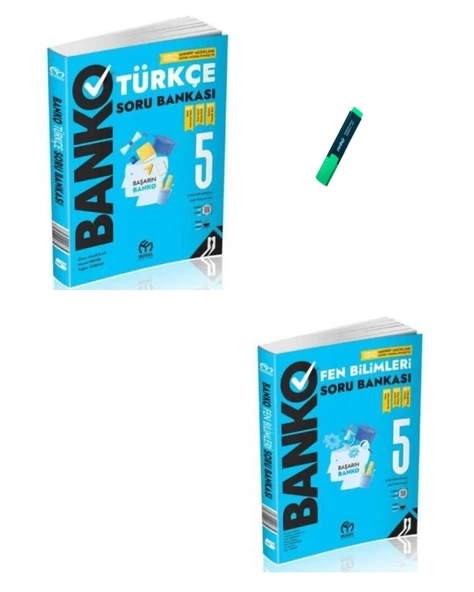 5. Sınıf Banko Serisi Türkçe ve Fen Bilimleri Soru Bankası