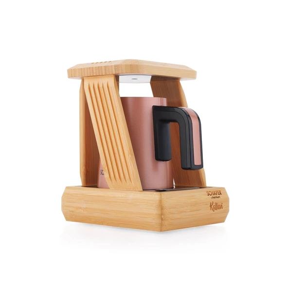 Schafer Kallavi Bambum Türk Kahve Makinesi-Rosegold - 2