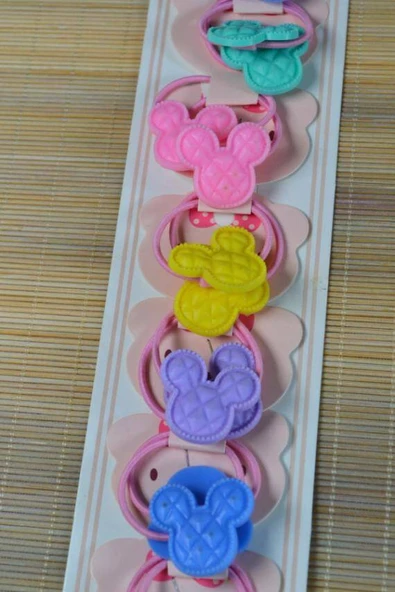 Çizgi Film Karakterli Lastikli Çocuk Tokası - Resim 3