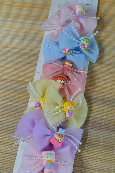 Bebek Figürlü Lastikli Çocuk Tokası - Resim 2