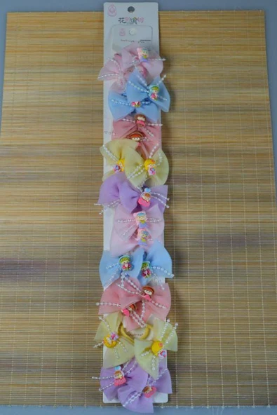 Bebek Figürlü Lastikli Çocuk Tokası - Resim 5