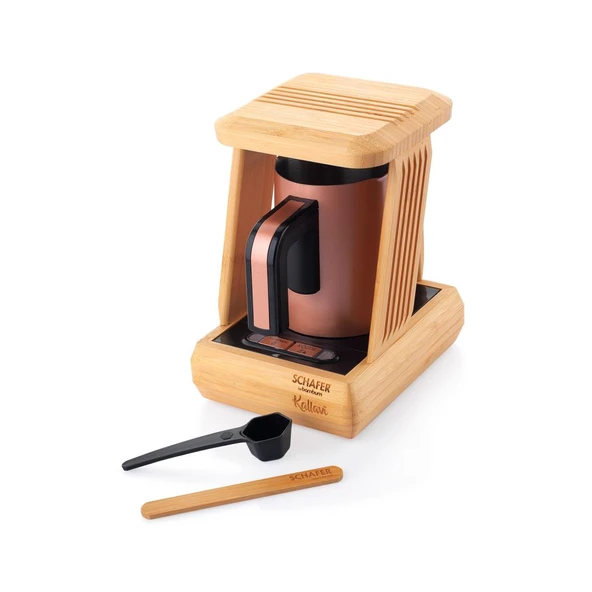 Schafer Kallavi Bambum Türk Kahve Makinesi-Rosegold - 3