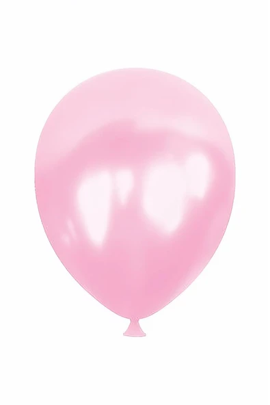 Alsepeteavm Açık Pembe Metalik Balon 10"