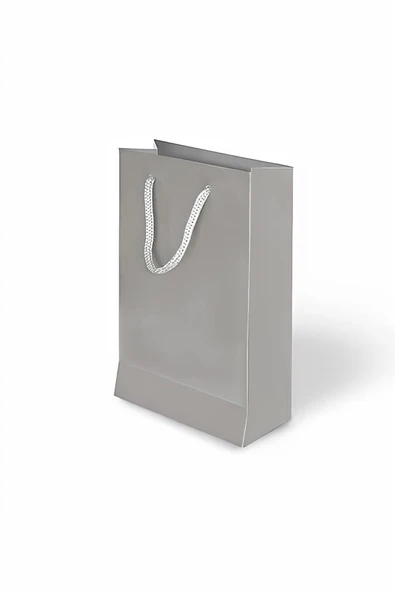 Alsepeteavm Gümüş Karton Çanta 14x17cm