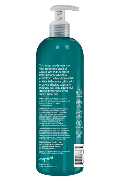 Not Your Mother's Aquatic Mint & Coastal Sea Holly Saç Derisi Bakım Saç Kremi 450ML - Resim 2