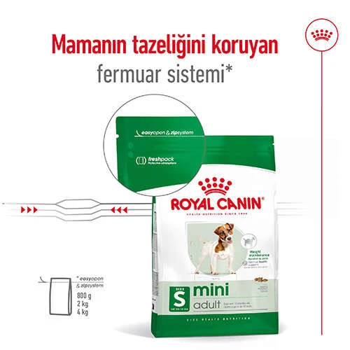 Royal Canin Mini Adult 2 kg Küçük Irk Yetişkin Köpek Maması - 4