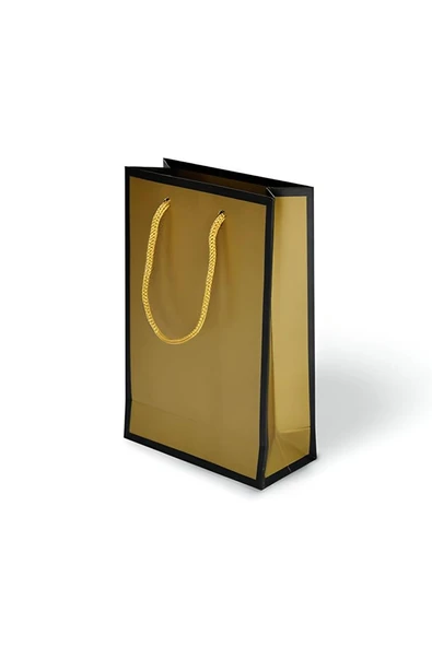 Alsepeteavm Mat Altın Karton Çanta 11x16,5cm