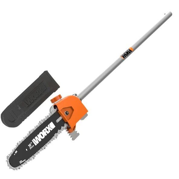 WORX WA0222 WG186E.1 ile Uyumlu 25CM Teleskobik Uzatmalı Zincirli Dal Budama Başlığı - 2