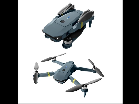 Piha E58 Drone Yeni Fırçasız Motor 2batarya Ile 30DAKİKA Uçuş Süresi Hd 720P Çift Kameralı Taşıma Çantalı
