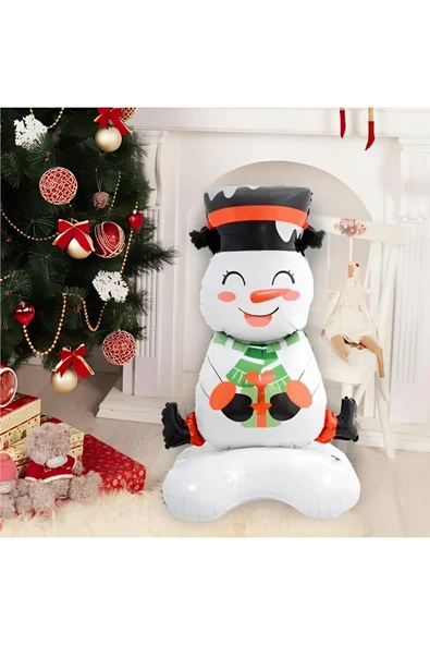 Alsepeteavm Snowman Decorative Balloon