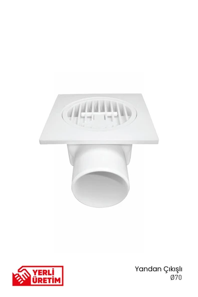 Yer Süzgeci Yandan Çıkışlı Q70 15x15 - 2