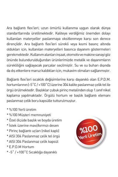 Bağlantı ve Batarya Hortumu - 3/8 İnç 50 cm - 6
