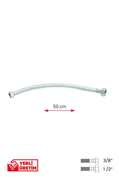 Bağlantı Hortumu 3/8'1/2 50 cm - 2