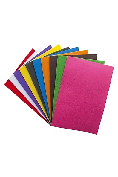 Alsepeteavm Karışık Renkli Keçe Tabaka 50x70