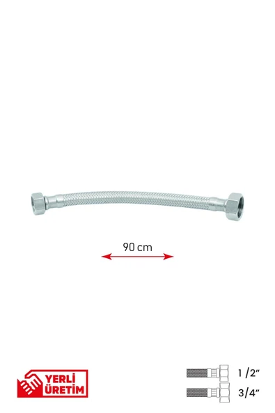 Bağlantı Hortumu 1/2' ' -3/4' 90 cm - 2