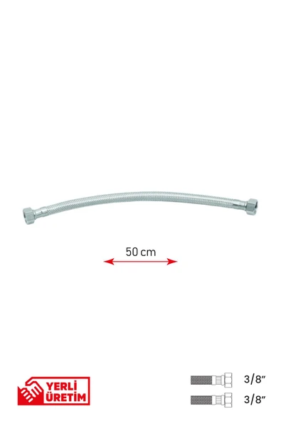 Bağlantı ve Batarya Hortumu - 3/8 İnç 50 cm - 2