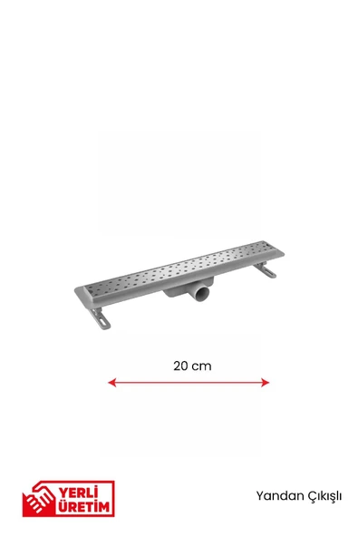 Lineer Süzgeç - Yan Çıkışlı- Seramik Uyumlu(20 cm) - Resim 2