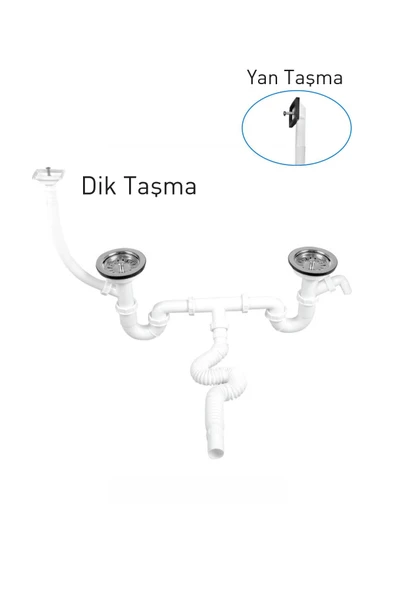 S Çiftli Çöpmak Sifonu Taşmalı Derin (Tek Rekorlu)