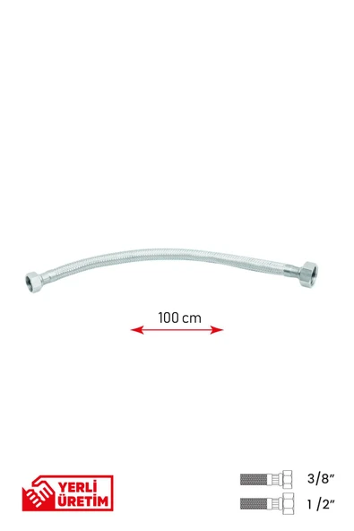 Bağlantı Hortumu 3/8'1/2 100 cm - 2