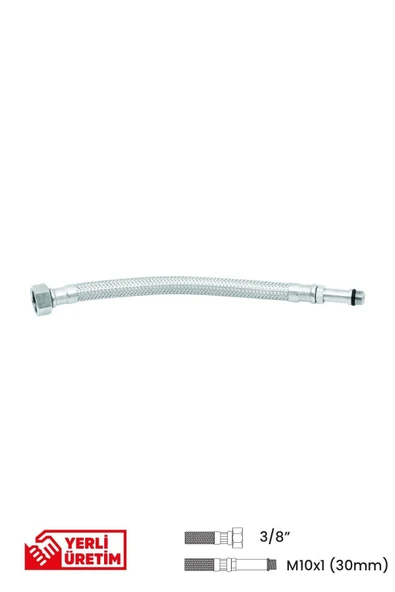 Bağlantı Hortumu 3/8' ' -M10x1 (30mm) 60cm