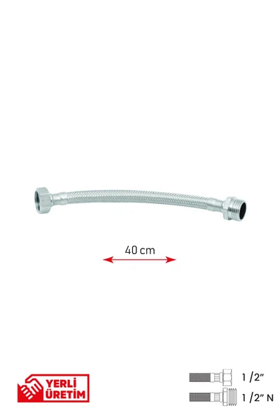 Bağlantı Hortumu 1/2'1/2 N 40 cm - 2