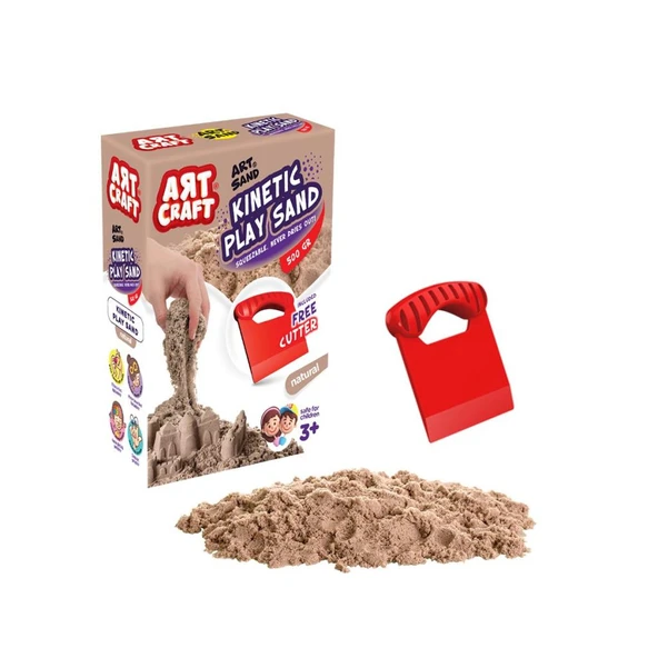 03685 AKSESUARLI NATUREL KİNETİK OYUN KUMU 500 GR - 4
