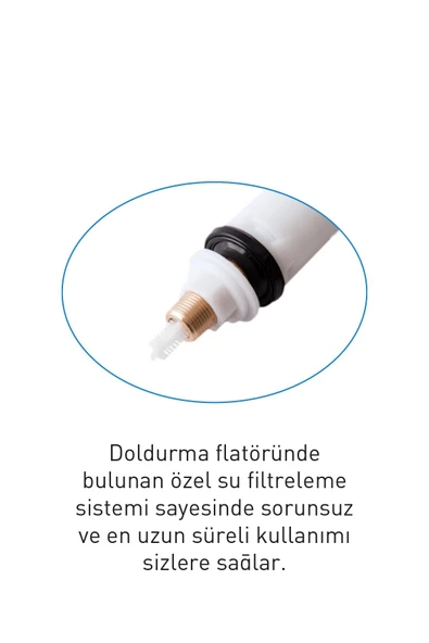 S-99 Plastik Prinç Flatör 3/8 Alttan Doldurma - 2