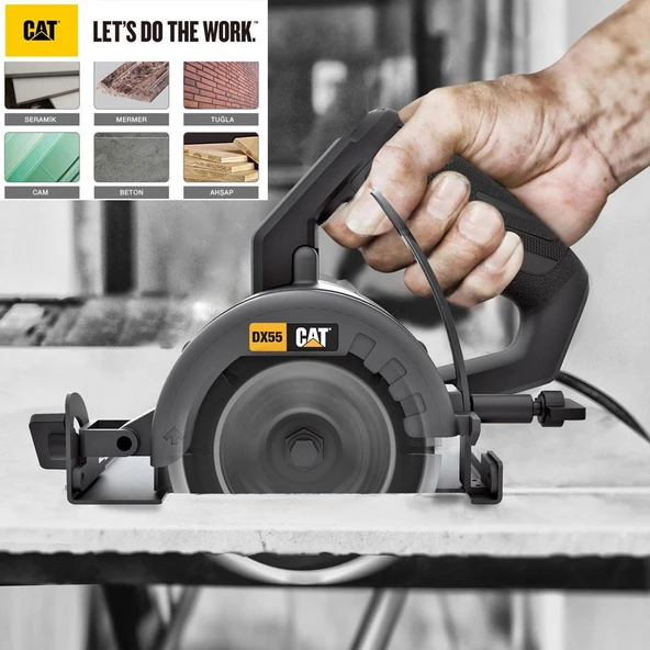 CAT DX55 1400Watt 110mm Profesyonel Sulu/Kuru Seramik Kesme - 4