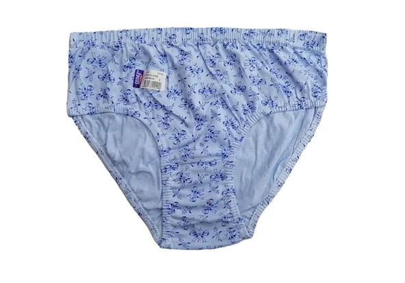 12 Adet Sedef Yıldız Bayan Desenli Empirme Külot 1023 - Resim 2