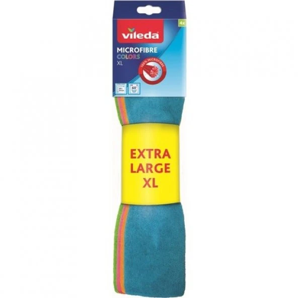 Vileda XL Mikrofiber Temizlik Bezi 4lü 36 x 34 cm