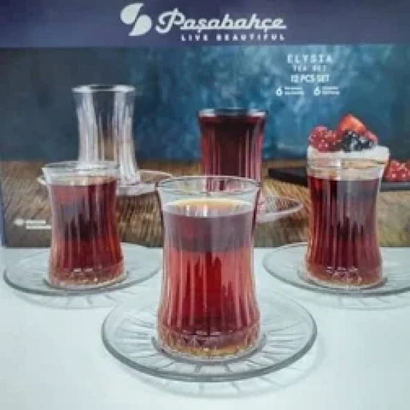 Paşabahçe Çay Seti 950054 12 Lı Elysia