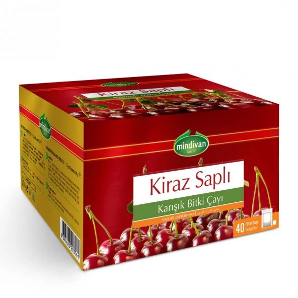 Mindivan Kiraz Saplı Çay 40lı