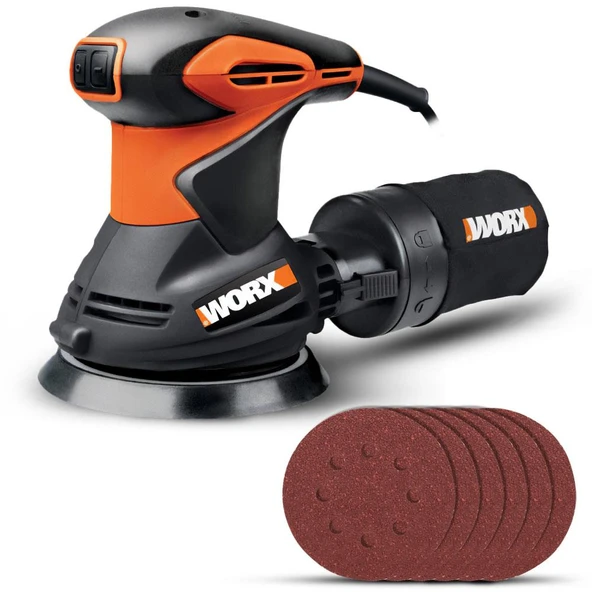 WORX WX652.1 320Watt 125mm Profesyonel Eksantrik Zımpara - 2