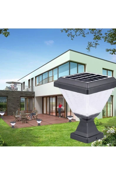 HELIOS HS 4006 30 Watt Kumandalı Solar Set Üstü Armatür - 3 Işık Renkli Beyaz, Gün Işığı, Ilık Beyaz