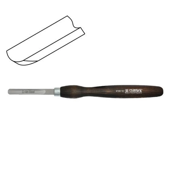 NAREX 818010 Sığ Oyma Ağız Ahşap Torna Bıçağı 14x105 mm