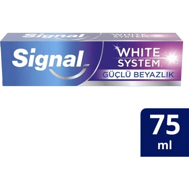 SİGNAL WHITE SİSTEM GÜÇLÜ BEYAZLIK 75 ML