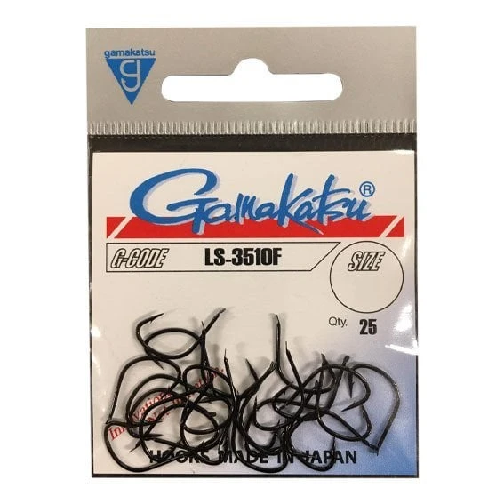 Gamakatsu LS 3510F NO:6 Siyah Olta İğnesi 25Adet