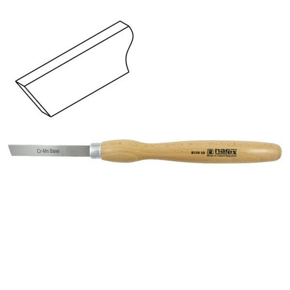 NAREX 817010 Düz Ağız Ahşap Torna Bıçağı 14x105 mm - 9