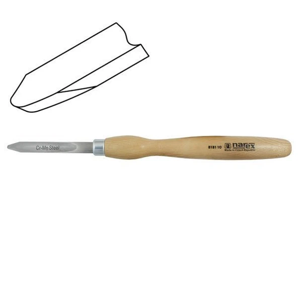 NAREX 818110 Ayırma Oyma Ağız Ahşap Torna Bıçağı 14x105 mm - 5