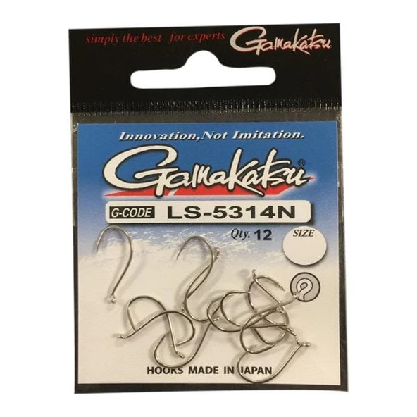 Gamakatsu LS 5314N NO:12 Nikel Olta İğnesi 12Adet